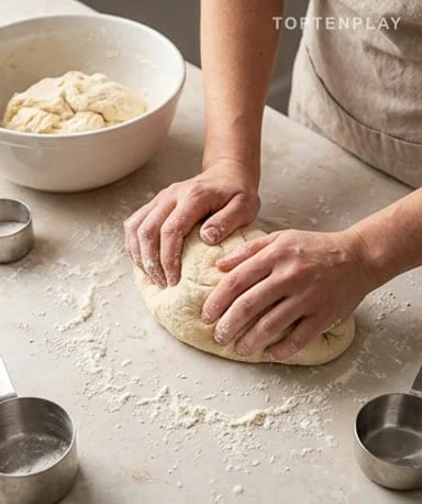 The dough should stay lively, not perfect