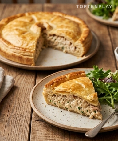 Pâté au Thon en Croûte : La Tourte Maison qui Fait l'Unanimité