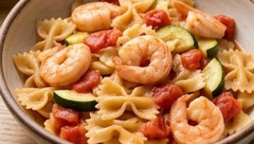 pates-aux-crevettes-et-courgettes-en-sauce-tomate- cover