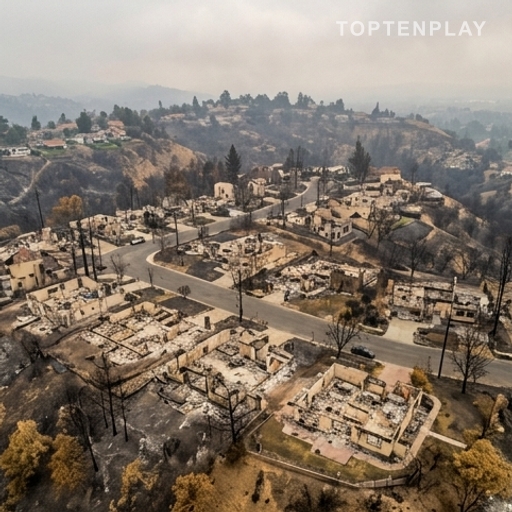 Los Angeles 2025 : quand une autre maison est partie en fumée