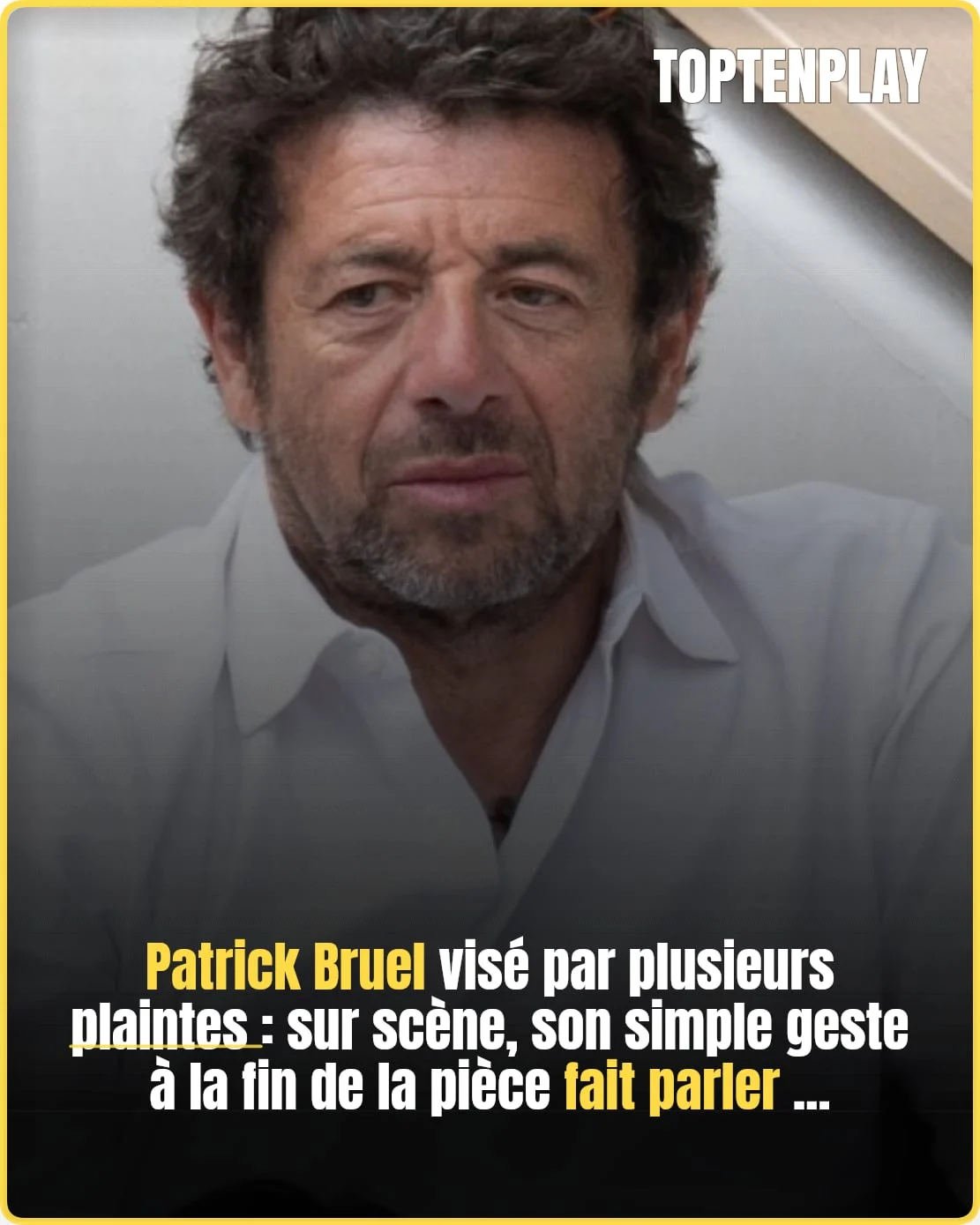 Patrick Bruel maintient la scène malgré la pression judiciaire