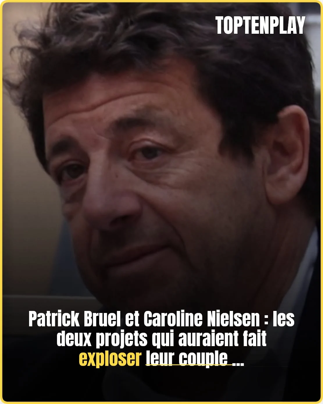 Patrick Bruel : rupture passée et tournée sous pression