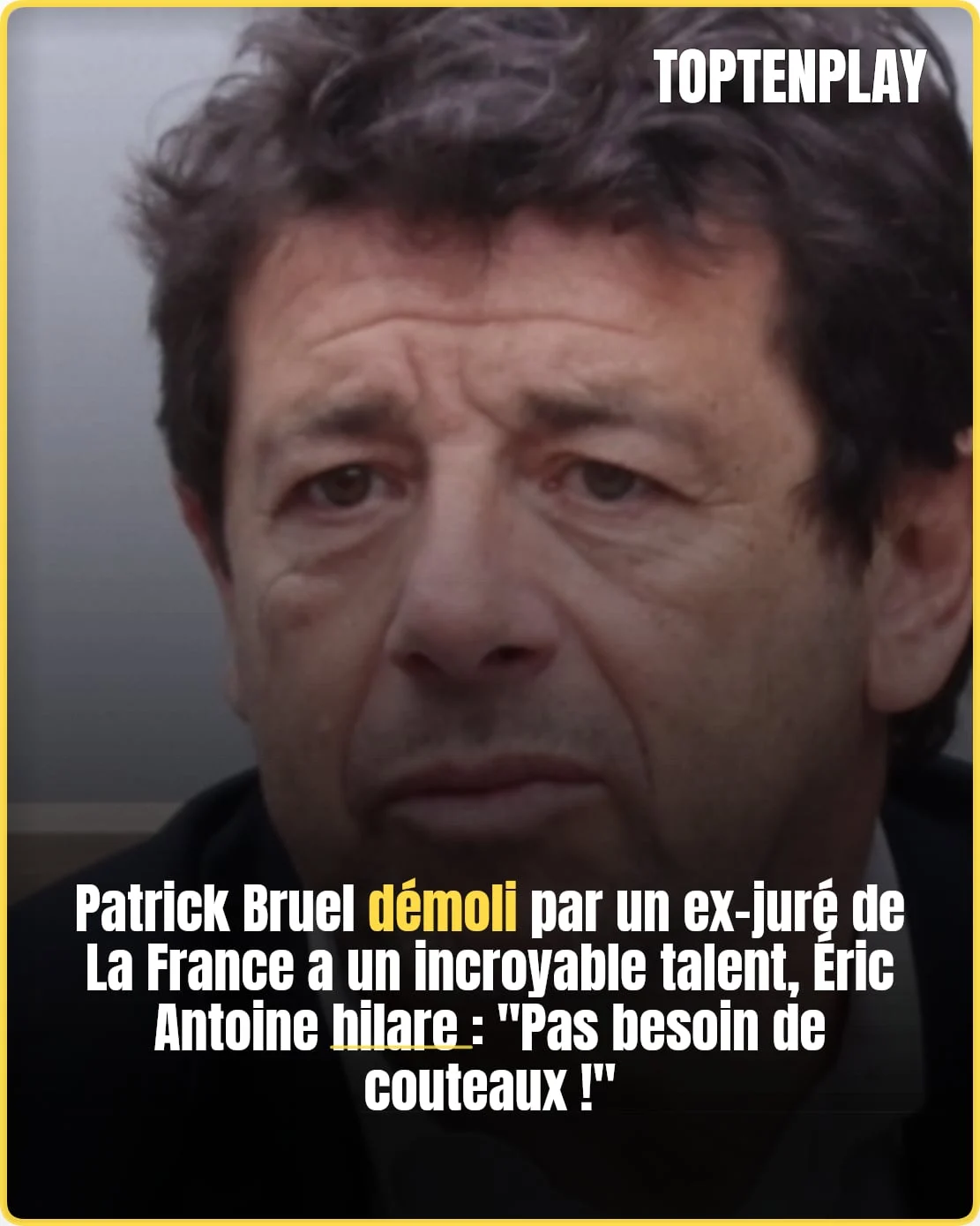 Patrick Bruel : une vieille séquence TV relance la polémique