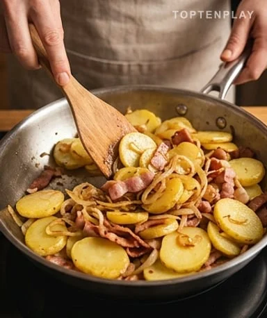 Commencez par les pommes de terre : ne sautez pas la précuisson