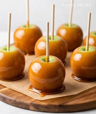 Pommes d'amour au caramel maison : la recette qui impressionne