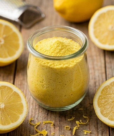 Poudre de citron maison
