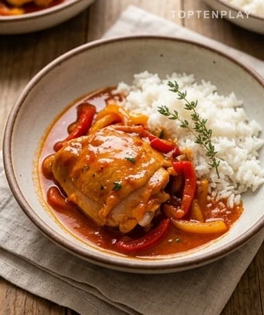 Poulet Basquaise