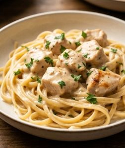 poulet-cremeux-a-l-ail-et-linguine-alfredo-le-comf cover