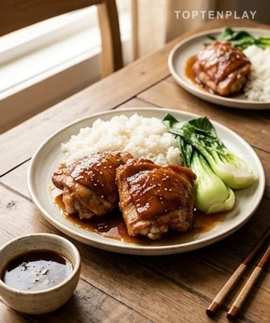Poulet Fondant Miel-Ail-Soja à la Mijoteuse