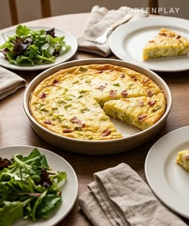 Quiche aux poireaux sans pâte