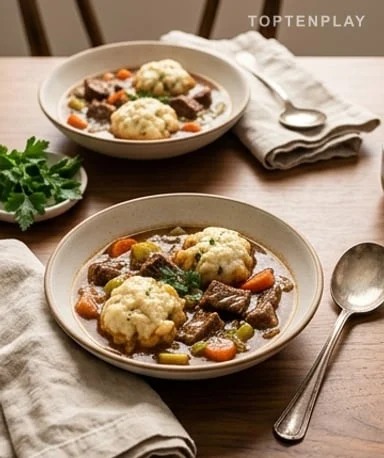 Ragoût de bœuf aux dumplings