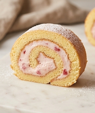 Roulé à la Fraise Aérien