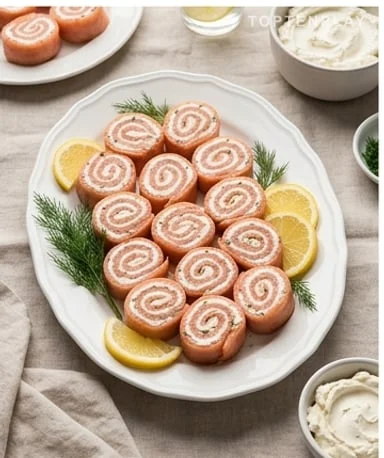 Roulés de saumon fumé au fromage frais : l'apéro chic en 15 minutes