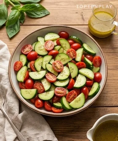 Salade Concombre Tomate : la méthode pour éviter la flaque au fond du bol