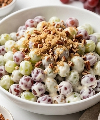 Salade de Raisins Bicolore au Cream Cheese