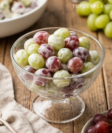 Salade de Raisins Bicolore au Cream Cheese