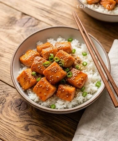Salmon Bowl Sauce Orange-Miel