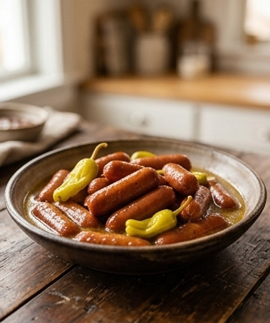 Saucisses Cocktail Mississippi à la Mijoteuse