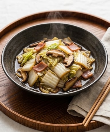 saute-de-chou-chinois-aux-champignons-shiitake-fac cover