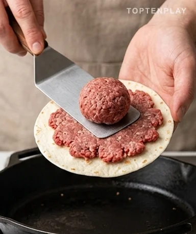 Pourquoi écraser la viande directement sur la tortilla change tout