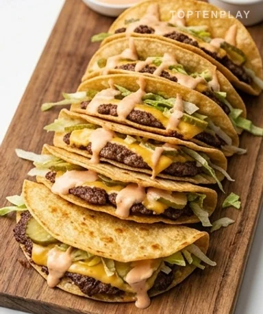 Smash Burger Tacos : le croustillant d'un burger, le fun d'un taco