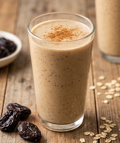 Smoothie rajeunissant aux pruneaux et avoine