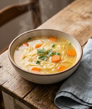 Soupe de vermicelles façon grand-mère