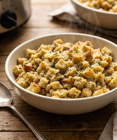Stuffing au mijoteur (4 ingrédients)