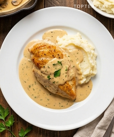 Suprême de Poulet Sauce Crémeuse : Le Comfort Food qui Réchauffe Tout