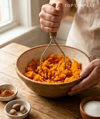 La patate douce rôtie a clairement plus de goût