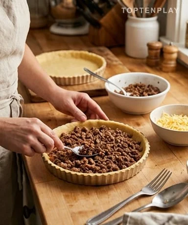 Précuisez la pâte pour garder du croustillant