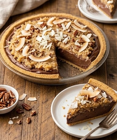 Tarte Chocolat Noix de Coco Pécans Sans Cuisson : Le Dessert Américain Qui Fait Toujours l'Effet