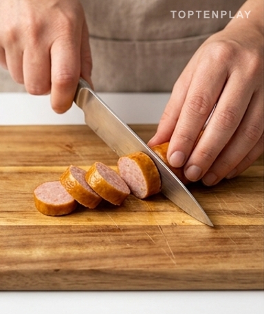 La saucisse : commencer par là, c'est la seule chose qui prend du temps