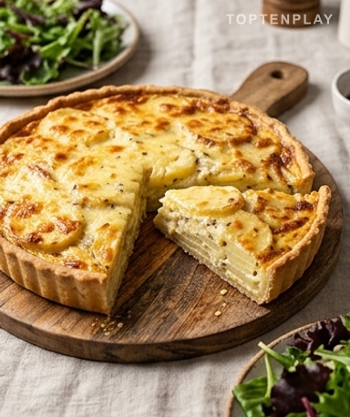 Tarte Pommes de Terre et Fromage Fondant : Le Plat Réconfort qui Fait l'Unanimité