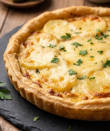 Tarte Raclette et Pommes de Terre