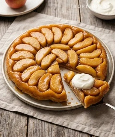 Tarte Tatin aux pommes et beurre salé : le classique français qui ne rate jamais
