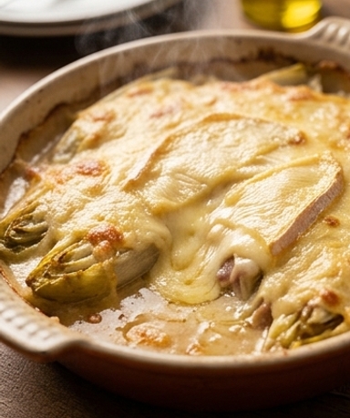 Tartiflette d'endives au reblochon