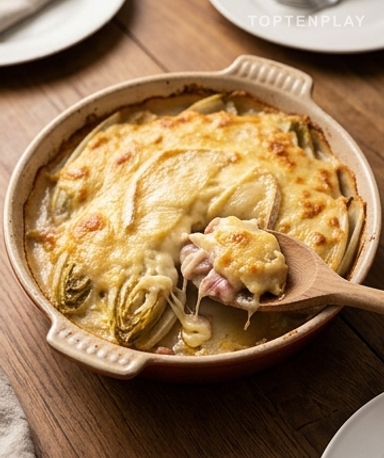 Tartiflette d'endives au reblochon : le gratin fondant qui change tout