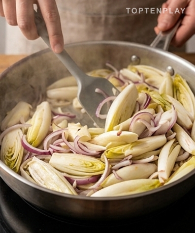 Retirez le cône des endives — c'est non-négociable
