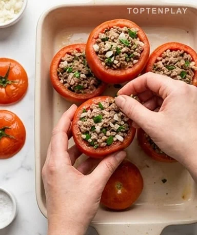 Les tomates doivent rendre un peu d’eau, c’est non négociable