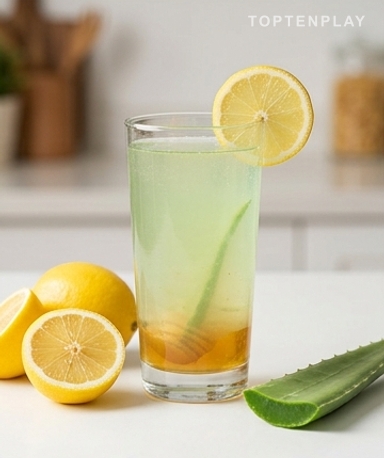 Tonique Aloe Vera, Miel et Citron : La Boisson Bien-être du Matin