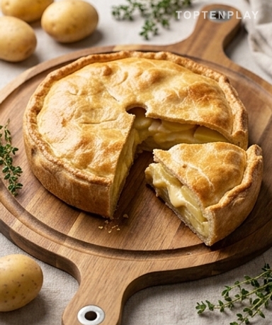 Tourte Savoyarde Pommes de Terre et Reblochon Fondant