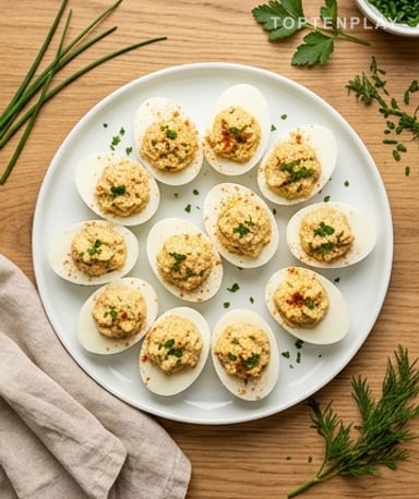 Œufs farcis au thon et épices douces : la recette inratable pour épater sans effort