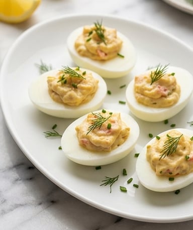 Œufs Mimosa au Saumon Fumé