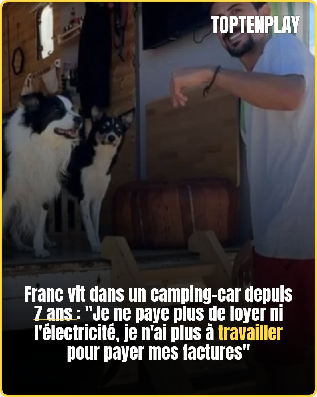 Vivre en camping-car pour ne plus payer de loyer : le choix radical de Franc