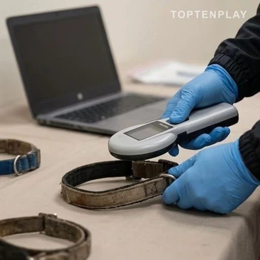 Lecteur de microchip sur collier, enquête pour fraude