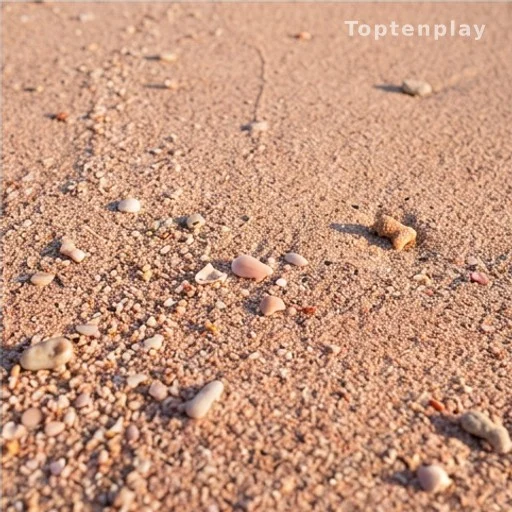 Sable rose de la Spiaggia Rosa composé de fragments de corail et coquillages