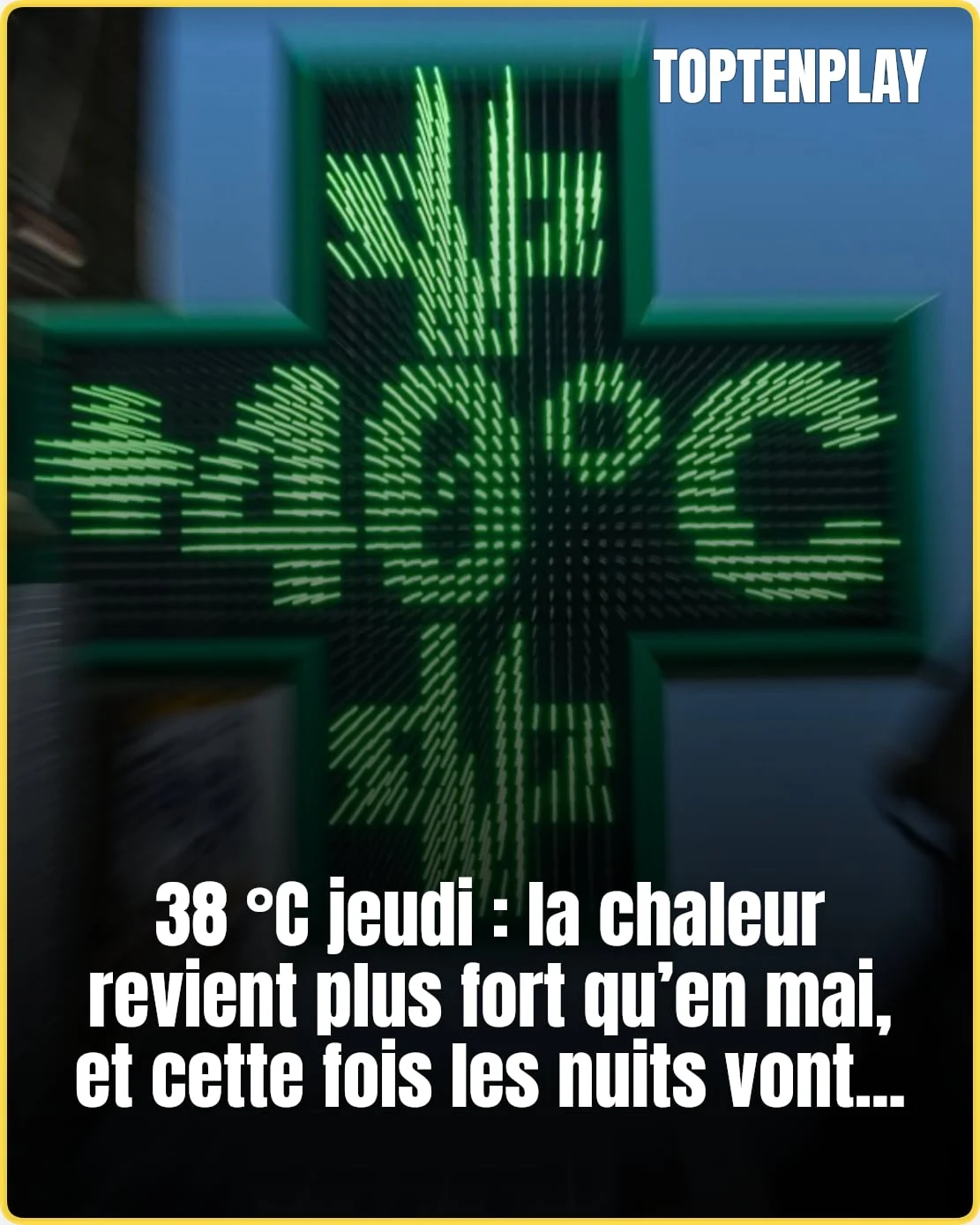 38 °C attendus : la chaleur revient plus forte qu’en mai