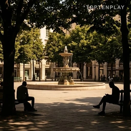 Place ombragée pendant une vague de chaleur