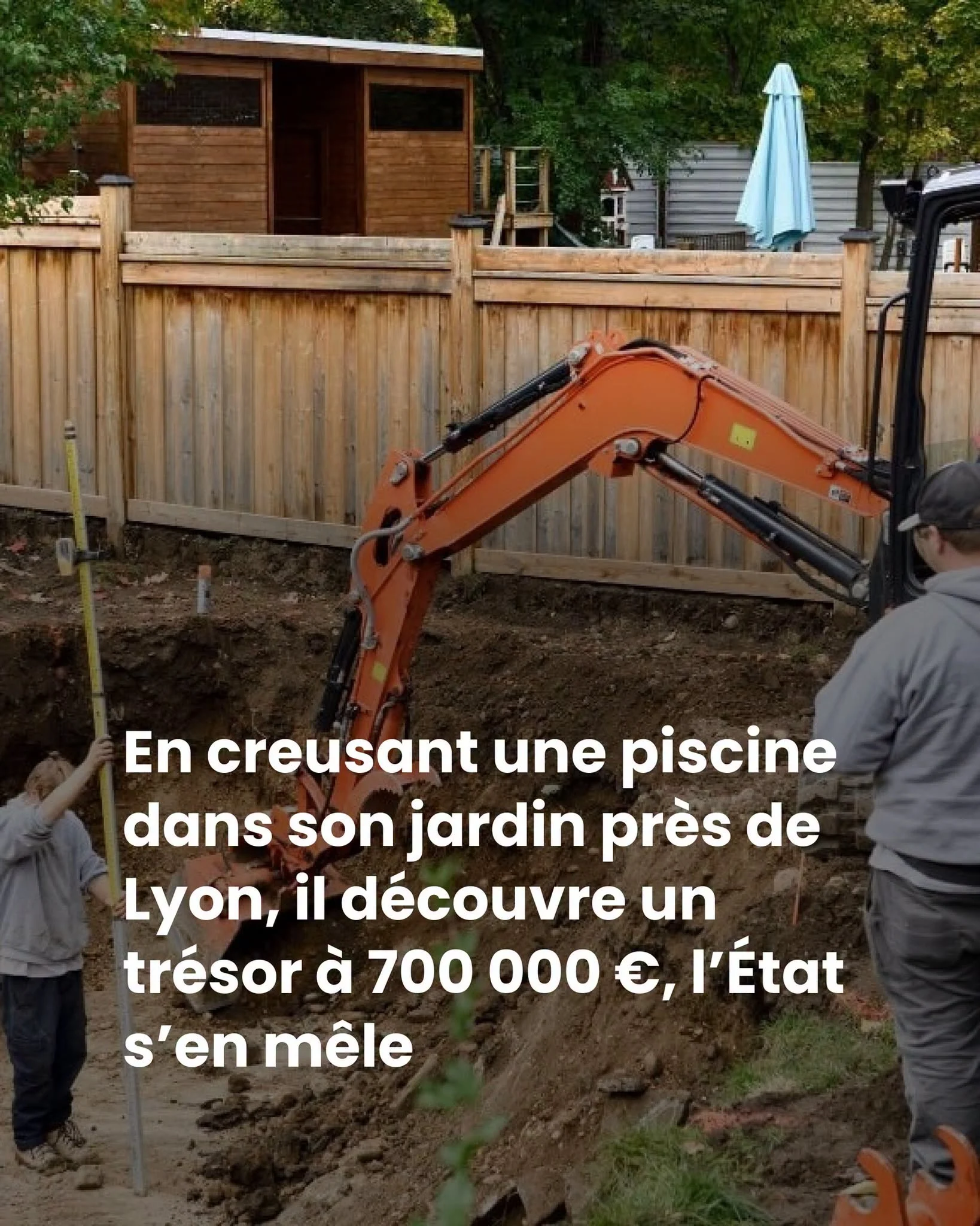 700 000 € d&rsquo;or trouvés sous sa piscine : il peut tout garder